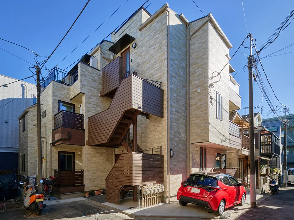 東京都大田区　Casa ITSUMI   木造耐火　共同住宅３階建